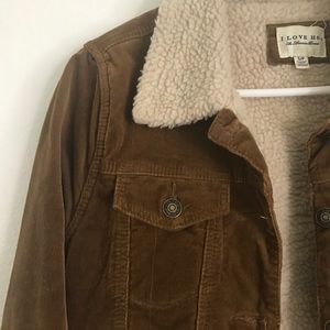 Corduroy Sherpa Jacket